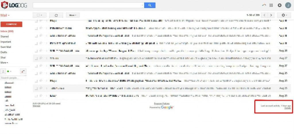 check account details - Youtube account hacked