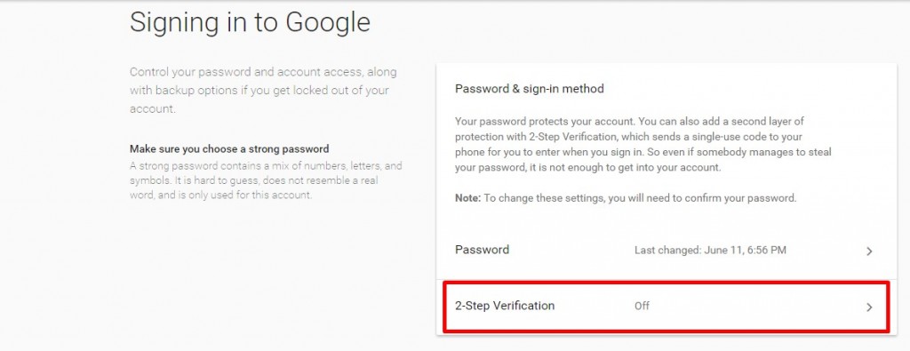 enable Two Factor Notification - Youtube channel hacked